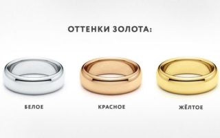 Какое лучше выбрать золото: красное или желтое или белое?